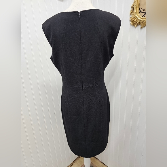 Elegant Black and Gray Pencil Dress Studio One 10 - Picture 3 of 4